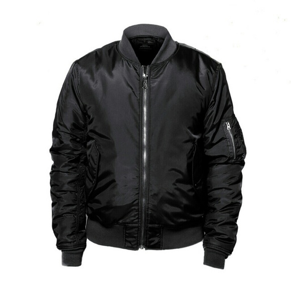black nylon jacket